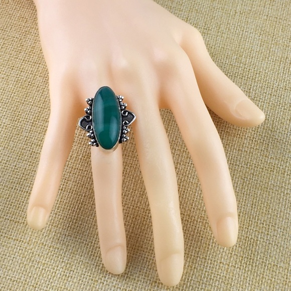 Botswana Agate Stone Ring Size 6 - Picture 3 of 12